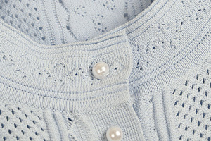 <strong>2026</strong> New Women Autumn <strong>Fashion</strong> High Quality Elegant Two-piece Set Pearls Button Knitted Cardigan and Long Skirt Party <strong>Wear</strong> - Product Image 5