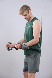 Mini pistola de masaje de percusión, masajeador muscular de tejidos profundos, pistola con 4 velocidades, masajeador corporal de mano eléctrico portátil, 10 min, - Product Image 6