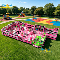 Grand Château Gonflable de Saut Big Bounce - Le Plus Grand Parc de Jeux Gonflables au Monde - Parc de Trampolines Géants Fantaisie Océaniques