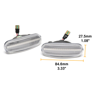 Feux de position latéraux dynamiques pour <span class=keywords><strong>Fiat</strong></span> Fiorino III Punto Stilo Panda <span class=keywords><strong>Qubo</strong></span> <span class=keywords><strong>Peugeot</strong></span> <span class=keywords><strong>Bipper</strong></span> <span class=keywords><strong>Citroen</strong></span> <span class=keywords><strong>Nemo</strong></span> Lancia signal Lamp - Product Image 6