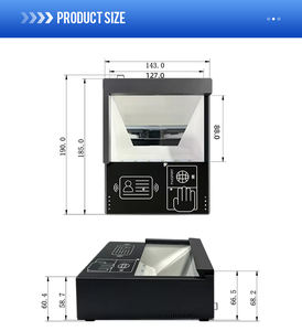 Scanner Automatico di Codici a Barre a Pagina Intera SCANSMART, 300 <span class=keywords><strong>Scansioni</strong></span>/sec, Lettore di <span class=keywords><strong>Documenti</strong></span> e Carte d'Identità con Riconoscimento OCR MRZ - Product Image 5