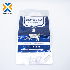 Stockage <span class=keywords><strong>de</strong></span> <span class=keywords><strong>lait</strong></span> <span class=keywords><strong>de</strong></span> bonne qualité <span class=keywords><strong>de</strong></span> qualité alimentaire 4L sac <span class=keywords><strong>de</strong></span> colostrum veau panier d'alimentation valise - Product Image 5