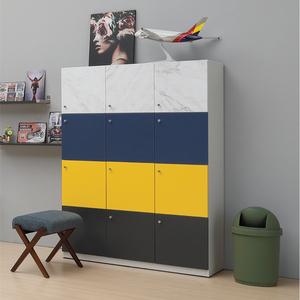 Tofas Bền Hiện Đại 6-Người Công Nghiệp Tổ Chức Hàn Quốc Phong Cách Bằng Gỗ Tủ Hồ Tin Khóa Cho Trường Học/Bệnh Viện Sử Dụng Màu Sắc Khác Nhau - Product Image 5