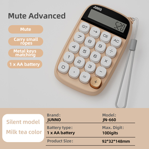 Văn Phòng Quà Tặng Tùy Chỉnh Điện Tử 12 Chữ Số Ma Thuật Máy Tính Cho Sinh Viên Và Kinh Doanh Với Nút Tròn - Product Image 4