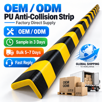 Bande anti-collision en PU, protection d'angle en forme de L, protection murale, protection contre les chocs, pare-chocs en mousse, fournisseur en gros OEM ODM