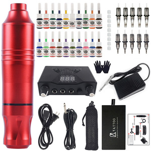 ชุดเครื่องสักครบชุดจากโรงงานโดยตรง ชุดปืนสักมืออาชีพสำหรับศิลปินสักลาย ขายส่ง - Product Image 2