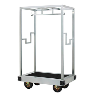 Hoge Kwaliteit Hotel Veranda Gouden Bagage <span class=keywords><strong>Trolley</strong></span> <span class=keywords><strong>Bellman</strong></span> Bagage Kar Vintage Hotel <span class=keywords><strong>Trolley</strong></span> - Product Image 3