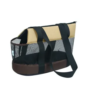 मल्टी-फंक्शन OEM ODM टिकाऊ सांस लेने योग्य जाल डिजाइनर पालतू कुत्ता बिल्ली यात्रा पालतू वाहक बैग पालतू हैंडबैग