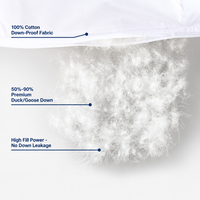 Couette de luxe en duvet de canard blanc pour hôtels, idéale pour la literie haut de gamme des maisons d'hôtes et clubs de villégiature – Vente en gros directe usine, personnalisation OEM