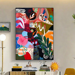 Tableau mural sur toile style <span class=keywords><strong>Matisse</strong></span>, femme abstraite, peinture colorée et vibrante de fruits et de fleurs pour la décoration du salon et de la maison - Product Image 6