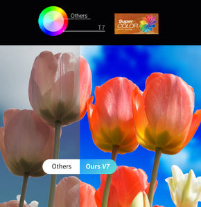 Projecteur Android <span class=keywords><strong>Windows</strong></span> double systèmes 600 ANSI Lumens LCD Home Cinéma Projecteur portable intelligent - Product Image 6
