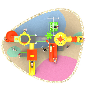 Centre d'activités multifonctionnel pour aire de jeux extérieure, équipement de jeux d'extérieur pour enfants pour la <span class=keywords><strong>maternelle</strong></span> - Product Image 2