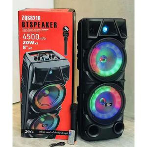 Portable RGB Light Bluetooth Speaker Boombox Custom Logo Bt 5.0 Speaker Wireless Wireless LED Smart Box Speaker