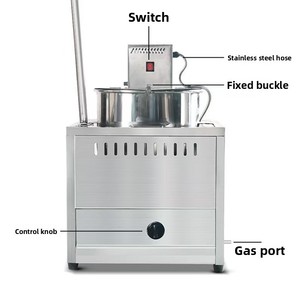 آلة صنع الفشار المنزلية التي تعمل بالغاز - جهاز تحضير الذرة عالي الإنتاجية أوتوماتيكي بالكامل - Product Image 4