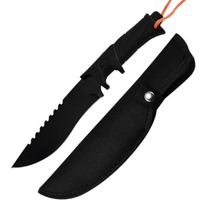 <span class=keywords><strong>Couteau</strong></span> à fruits droit en acier inoxydable haute dureté avec design portable auto-protecteur et étui - Product Image 1