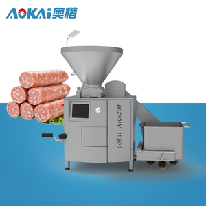 Máquina Automática para Rellenar Salchichas Aokai, Embutidora Neumática de Salchichas, Máquina para Hacer Salchichas - Product Image 1