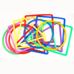 Activités de plein air Sport Kids Jumping Toys Triangle Square Hop Numbers House Play Hopscotch Ring Game - Product Image 2