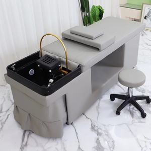 Sillón de Lavado de Cabello Profesional para Salón, Cama de Champú con Masaje, Spa, Terapia de Agua para la Cabeza, Circulación - Product Image 3