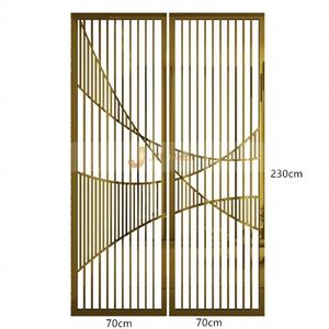 EX199 Modern Durable Stainless Steel Multi-Functional <b>Wall</b> Divider Laser-Cut Metal Interior Privacy <b>Screens</b> Living Room <b>Screen</b> - Product Image 2