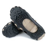 Crampons professionnels en acier inoxydable à 18 dents, 19 dents et 30 dents pour l'escalade en plein air et la marche en toute sécurité.
