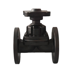 Vanne à diaphragme en caoutchouc Yihong G41JE 1,6 MPa, résistante à la corrosion, en fonte, pour milieux chimiques - Product Image 2