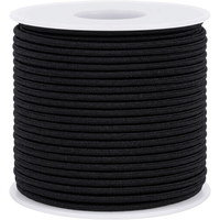 Cordon en macramé élastique en caoutchouc haute ténacité, fil extensible pour sacs, chaussures, fabrication de bijoux, perlage, couture, diamètre 1,5 mm