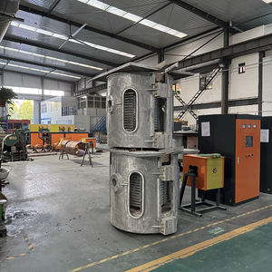 Four de fusion pour métal Four de recyclage de l'aluminium Four de fusion par induction de 250kg Meilleure vente - Product Image 4
