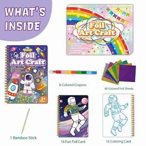 Libro de Pegatinas, Tarjetas para Colorear de Moda, Princesas, Animales, Astronautas, Temática Navideña, Manualidades con Papel Láser y Láminas - Product Image 2