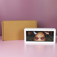 Lampe de nuit 3D personnalisée Attack on Titan One Piece Demon Slayer Manga Japonais Anime Light Box Nezuko Tengen
