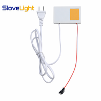 Slovelight Interrupteur tactile intelligent en verre pour miroir, 12V 1A, à capteur LED, avec variateur de lumière à un bouton, pour maison connectée, interrupteurs inductifs de couleur