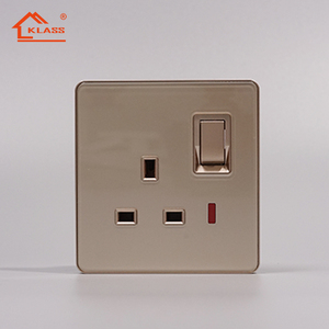 KLASS Interrupteurs et prises électriques muraux standard britanniques à 5 broches avec 1/2 ports USB, vente chaude - Product Image 6