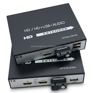 Extenseur KVM HDMI sur fibre optique 1080P 60Hz USB2.0 Audio SC Monomode Dispositif optique TX RX Boîtier métallique Émetteur-récepteur optique HDMI - Product Image 2