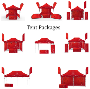 เต็นท์กันสาดคุณภาพสูงสำหรับงานกลางแจ้ง กันน้ำ ขนาด 3x3 เมตร พิมพ์โลโก้ตามสั่ง สำหรับงานโปรโมชั่น เต็นท์พับได้ขนาด 10x10 เมตร - Product Image 2