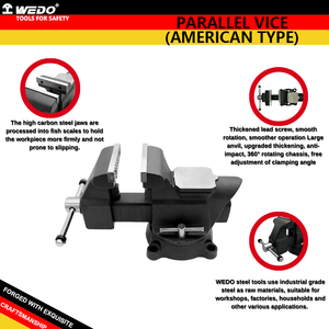WEDO Industrial Grade <strong>Parallel</strong> Vice (American Type ) - Product Image 4