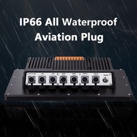 12.1 pouces IP66 étanche dans le véhicule ordinateur industriel sans ventilateur Mini panneau PC intégré écran tactile monté sur véhicule tout en un PC