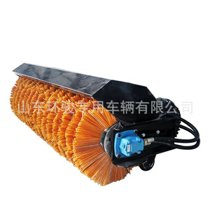 Brosse à neige rotative pour véhicule d'assainissement municipal, installation sur déneigeuse, souffleuse à neige pour autoroute hivernale - Product Image 5
