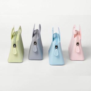 Pochette à maquillage et brosses de maquillage imperméable en silicone grande capacité pour femme, résistante à l'usure, avec fermeture éclair, style bonbon, très tendance - Product Image 6