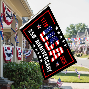 Drapeau personnalisé sur le thème patriotique du <span class=keywords><strong>250e</strong></span> anniversaire de l'Indépendance américaine, vente en gros d'usine, avec conception gratuite 1776 - 2026 - Product Image 6