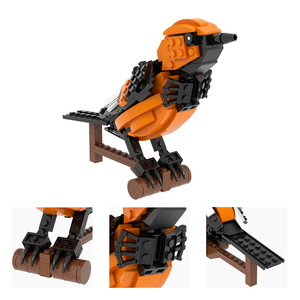 Juego de Bloques de Construcción para Niños, Juguete de Montar, Oriole Cardina, Jilguero, Golondrina, Kingfisher, Paridae - Product Image 3