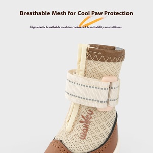 Lightweight Breathable Dog Shoes Durable Anti-Slip Features All Seasons Outdoor Use Cute Style for Summer Walking - Product Image 4