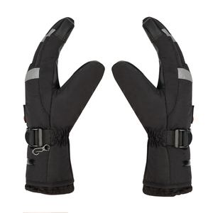 Salvatore guanti in pelle riscaldata impermeabile e antivento per gli uomini e le donne per lo sci ciclismo batteria ricaricabile per l'inverno - Product Image 1