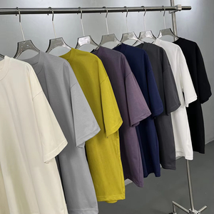 Nouveau produit printemps/été, t-shirt de sport à séchage rapide surdimensionné 245g, style streetwear basique, t-shirt à manches courtes pour homme - Product Image 2