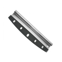 Doppel Holzgriff Crescent Chopper Blade Kuchen Werkzeuge Edelstahl Pizza Cutter Rocker