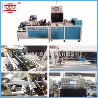 Machine de fabrication de sacs médicaux en PVC HF entièrement automatique, machine de fabrication de sacs en plastique pour sang et urine, machine de fabrication de sacs à fermeture éclair pour papeterie, pour le soudage