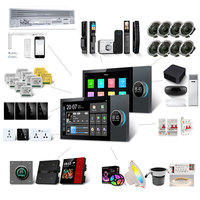 TuOAN Tuya Smart Home Zigbee Gateway Wifi Zigbee Panneau de contrôle intelligent 7 pouces Musique multifonction avec conception à 2 zones