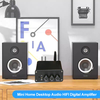 Creatall Home Audio 100W * 2 Mini amplificateur de puissance HIFI numérique classe D amplificateur intégré 5.0 Subwoofer amplificateur de puissance sonore