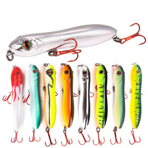 Esca per matita testa <span class=keywords><strong>di</strong></span> serpente 10 cm/15.6G esca per pesca in <span class=keywords><strong>mare</strong></span> <span class=keywords><strong>occhi</strong></span> 3D Wobbler in plastica esca galleggiante da pesca con ganci artificiali - Product Image 1