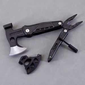 Pince multifonctionnelle 13 en 1 pour activités de plein air, kits de survie et hache tactique multifonctionnelle en acier inoxydable portable pour le camping - Product Image 4