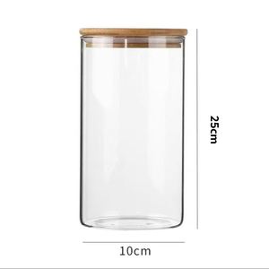 Ensemble de bocaux de cuisine en verre écologiques sans BPA, hermétiques et multifonctionnels, 1000 ml, pour organiser les assaisonnements et les épices - Product Image 5