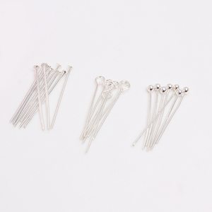 Chốt đầu bi mạ vàng 14k 18k, chốt đầu dẹt hình chữ T/mắt mở 9, dùng làm đồ trang sức - Product Image 3